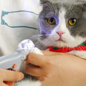 Professional Pet Nail Clipper with LED Light