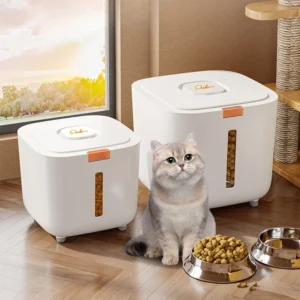 Airtight Pet Food Storage Container – Large Dog & Cat Food Bin