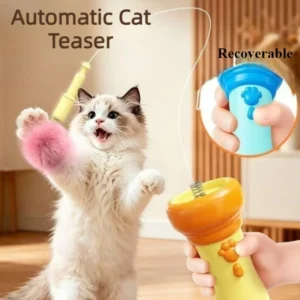 Electric Cat Teaser Wand – Interactive Automatic Cat Toy