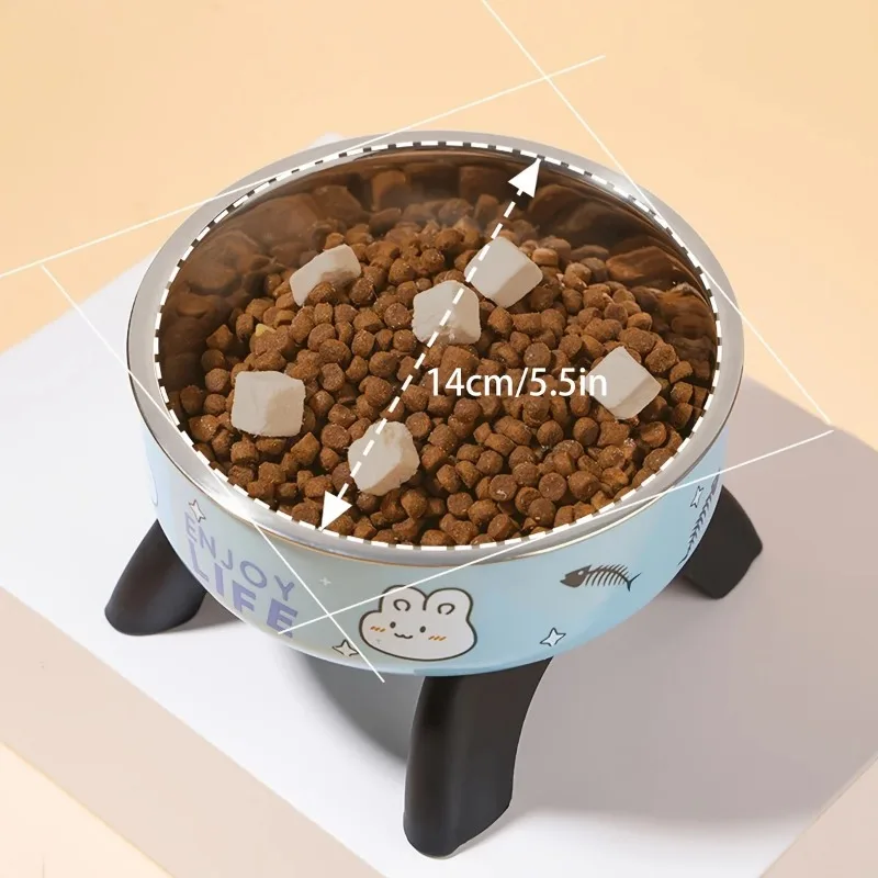 Elevated Stainless Steel Pet Bowl – Non-Slip Dog & Cat Feeding Bowl - Image 3