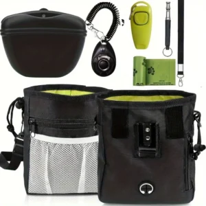 Dog Training Kit – Treat Pouch, Clicker & Silent Whistle Set