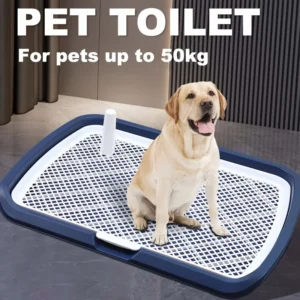 Dog Potty Training Tray – Reusable Pee Pad Holder with Removable Grid