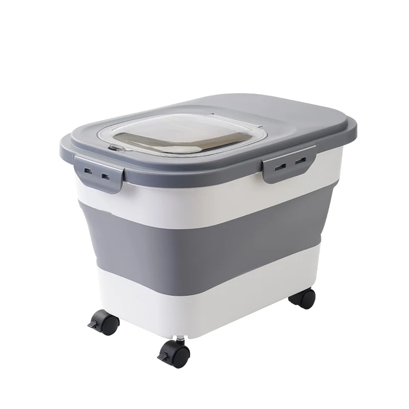 Collapsible Airtight Pet Food Storage Container – 13LB/33LB - Image 12