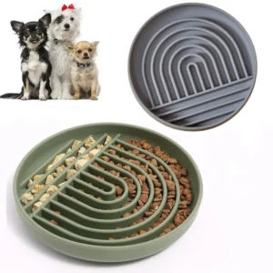 Silicone Dog Lick Mat – Slow Feeder with Suction Cups