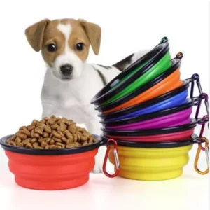 Collapsible Silicone Pet Bowl – Portable Travel Food & Water Bowl