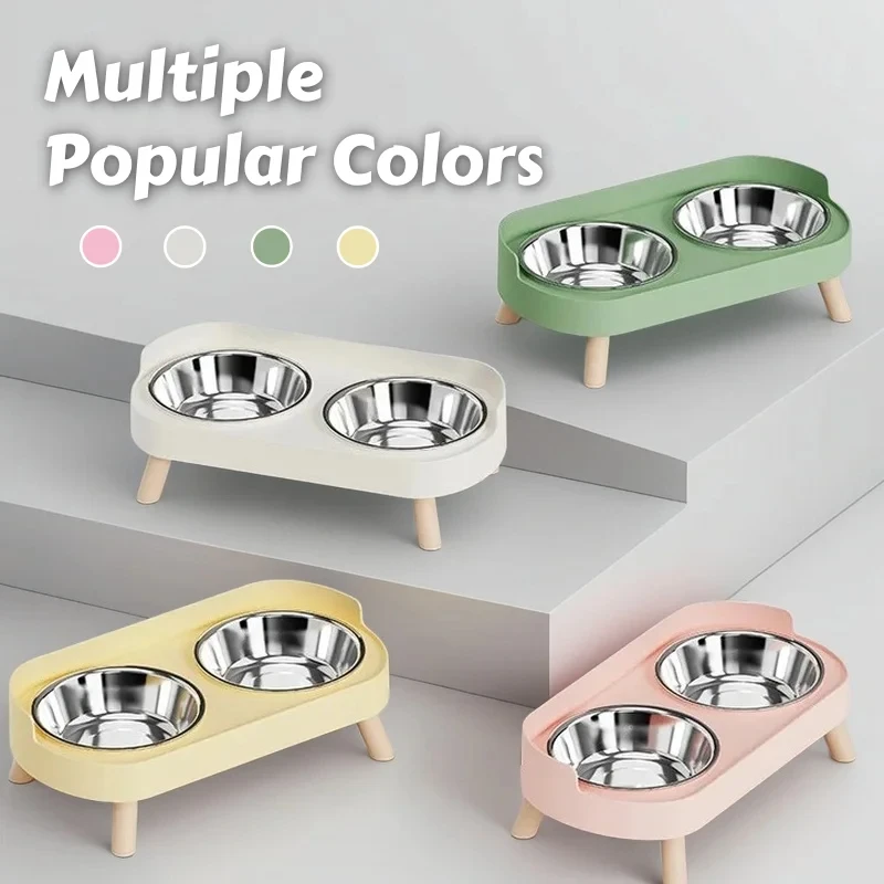 Elevated Dog & Cat Feeder with Dual Stainless Steel Bowls - Image 6
