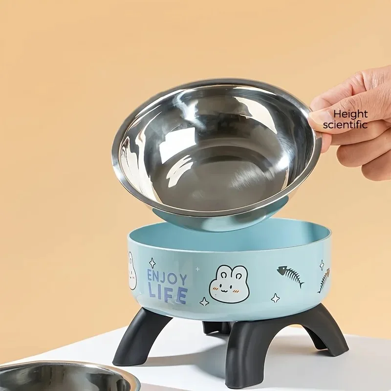 Elevated Stainless Steel Pet Bowl – Non-Slip Dog & Cat Feeding Bowl - Image 6