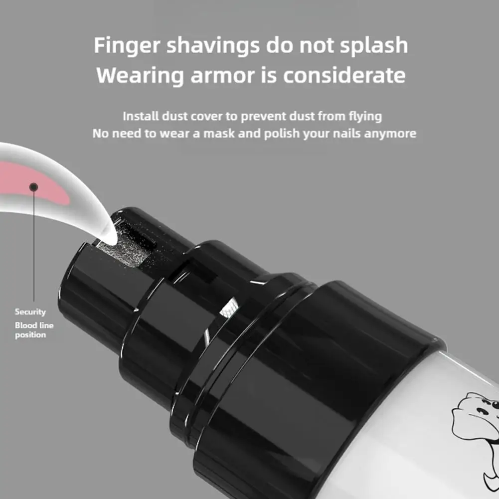 Electric Dog Nail Grinder – USB Rechargeable Pet Nail Trimmer - Image 5