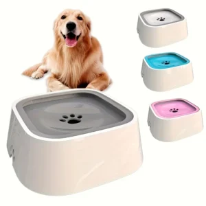 No Spill Slow Water Dog Bowl – Anti-Splash Pet Water Feeder