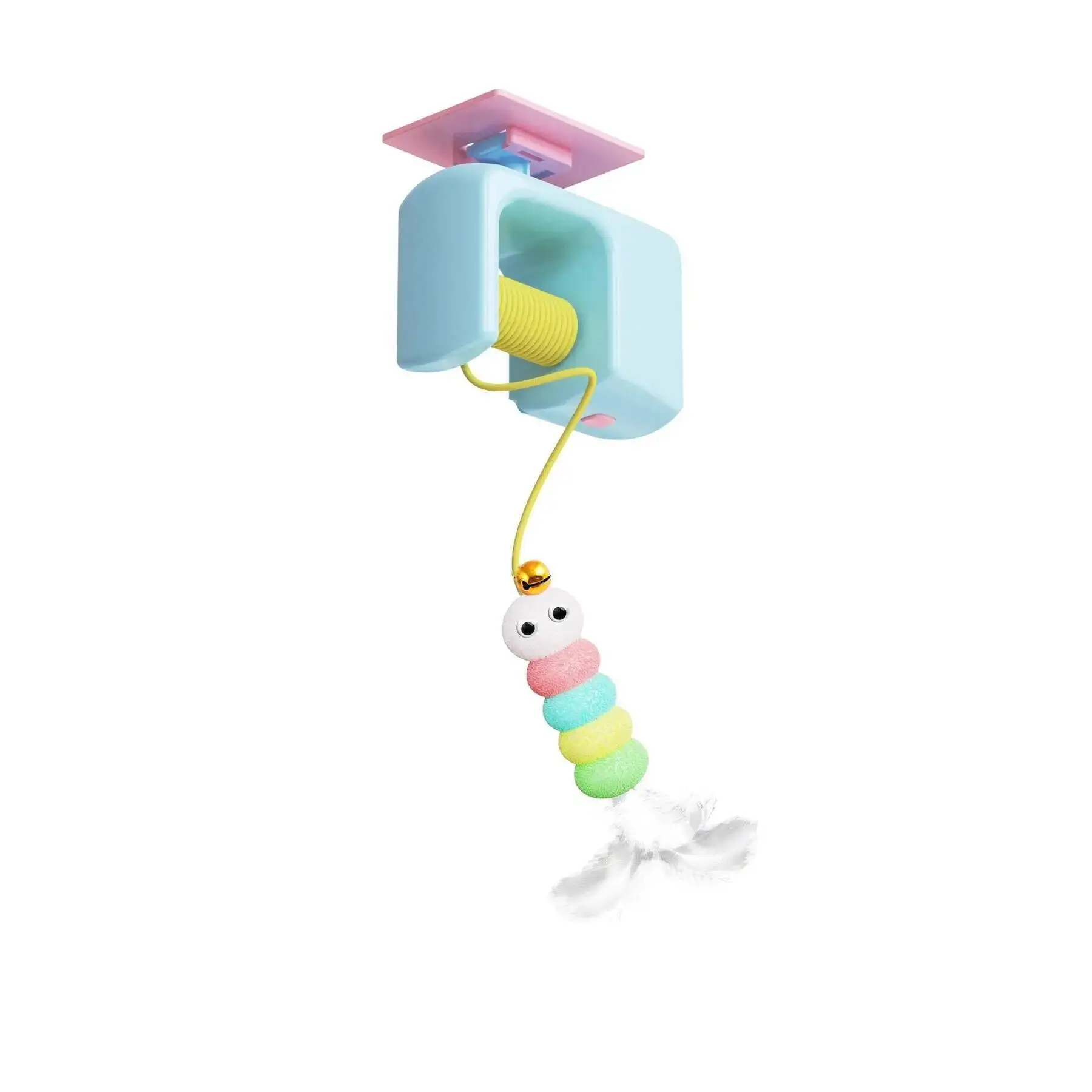 Automatic Hanging Cat Toy – Electric Feather Teaser - Image 10