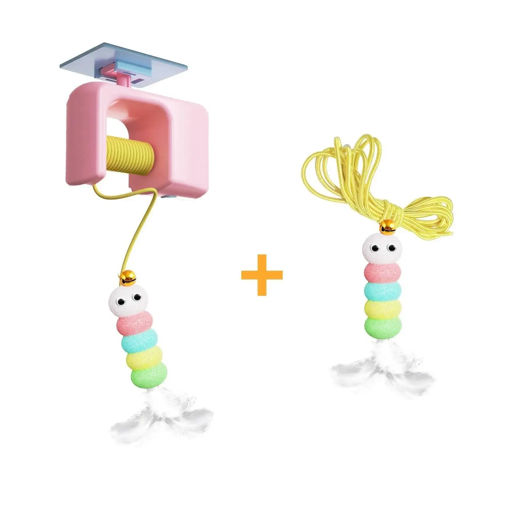 Automatic Hanging Cat Toy – Electric Feather Teaser - Image 13