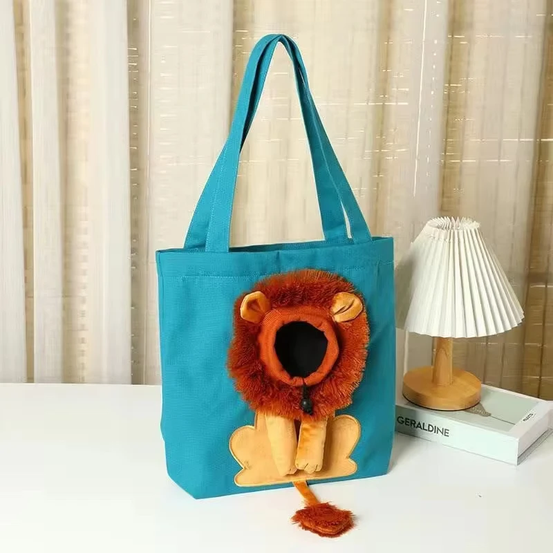 Lion Design Pet Carrier Bag – Breathable Cat & Dog Carrier - Image 7
