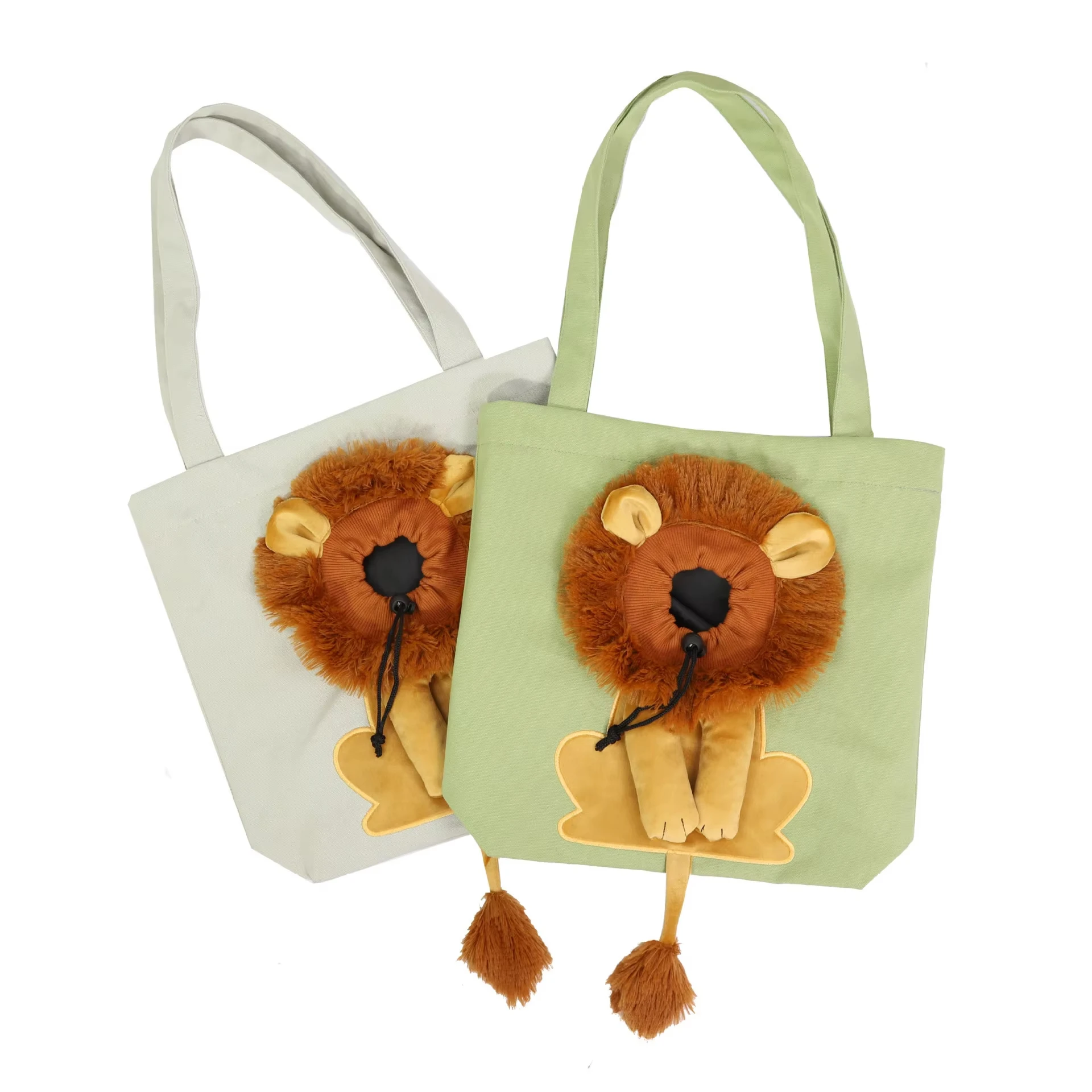 Lion Design Pet Carrier Bag – Breathable Cat & Dog Carrier - Image 5