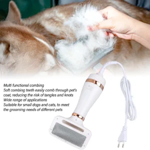 2-in-1 Pet Grooming Dryer & Slicker Brush