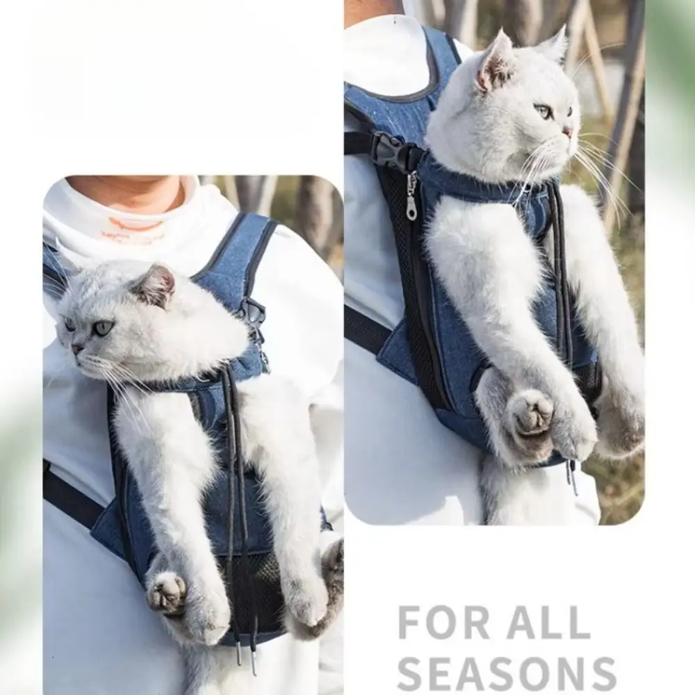 Adjustable Pet Carrier Backpack – Breathable Cat & Dog Bag - Image 4