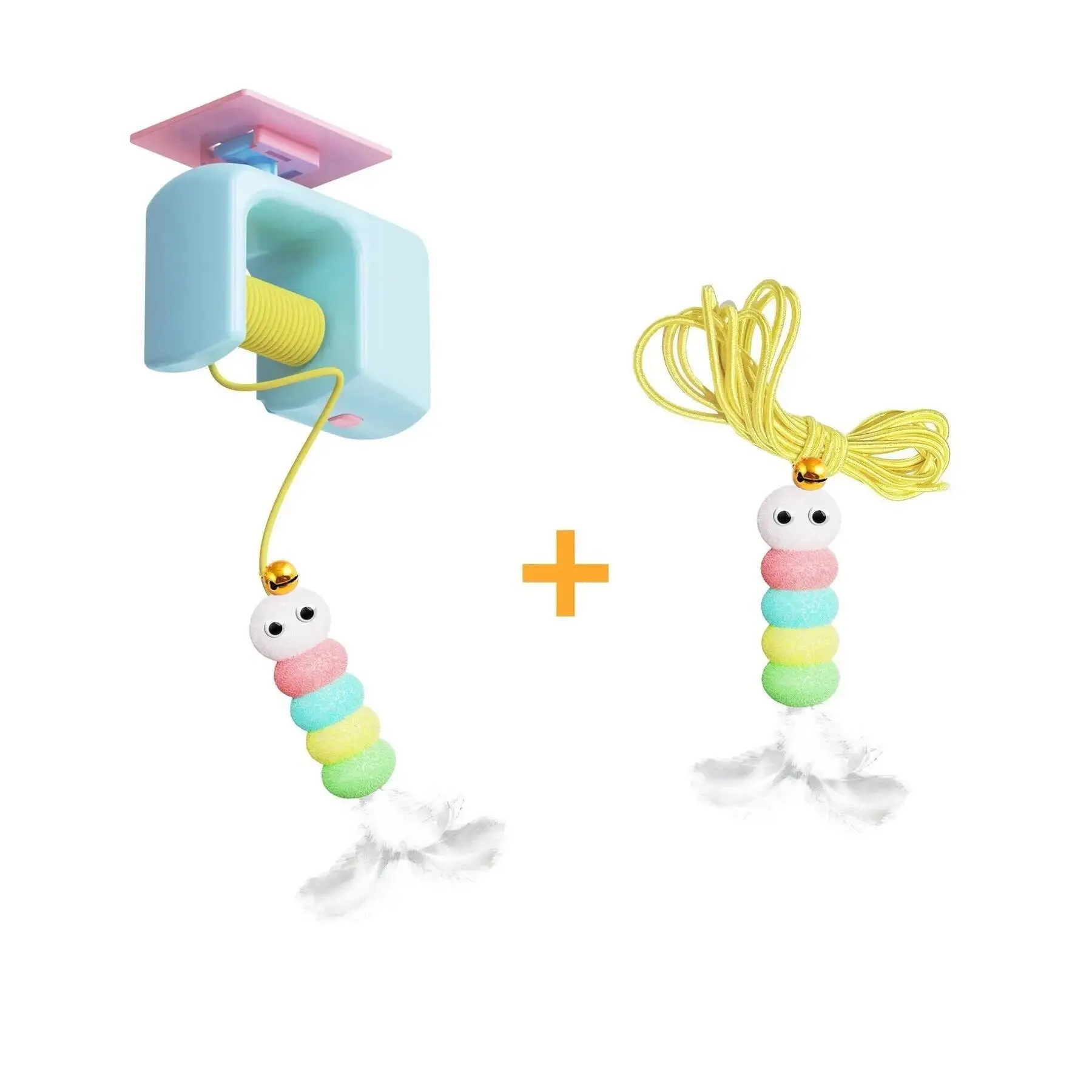 Automatic Hanging Cat Toy – Electric Feather Teaser - Image 8