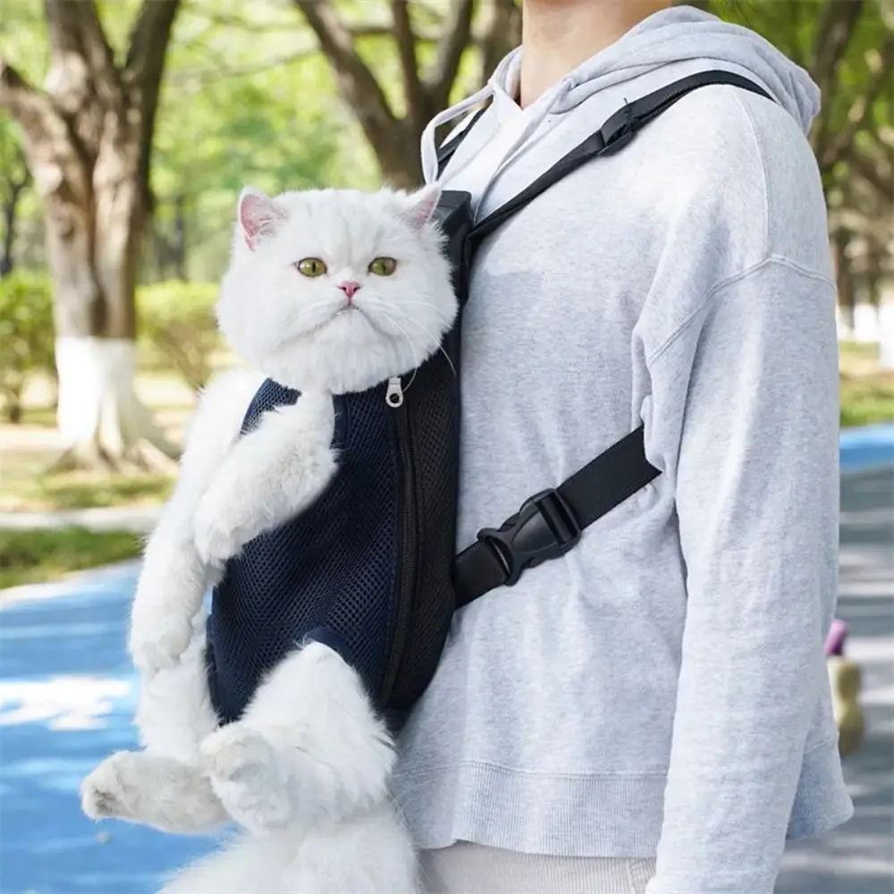 Adjustable Pet Carrier Backpack – Breathable Cat & Dog Bag - Image 3