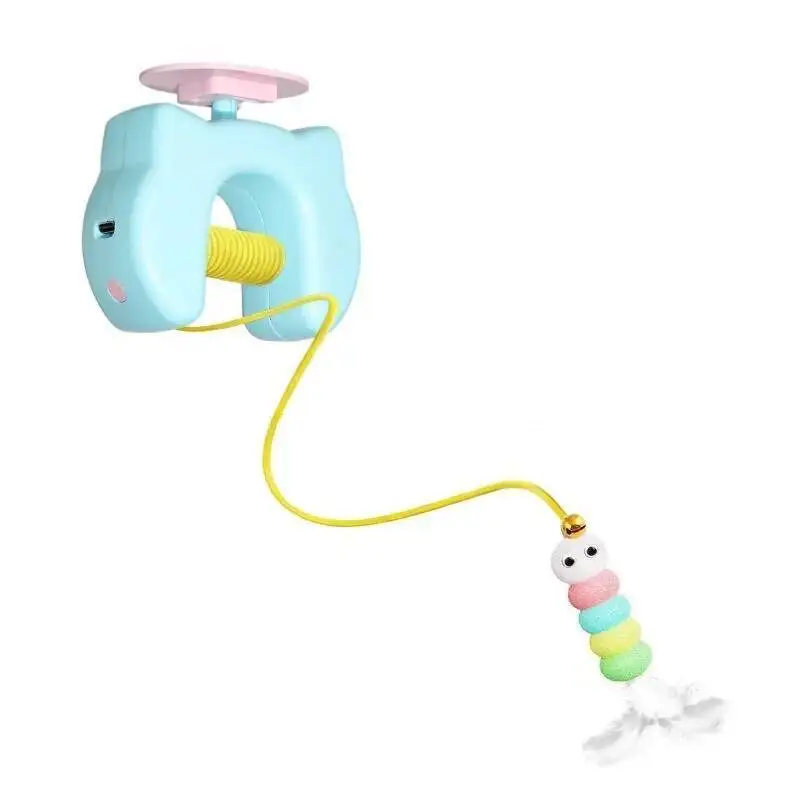 Automatic Hanging Cat Toy – Electric Feather Teaser - Image 7