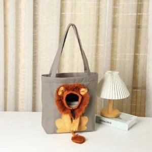 Lion Design Pet Carrier Bag